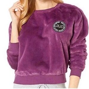 Juicy Couture Purple Faux Fur Pullover